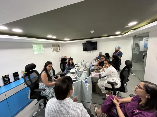Clinic and patient moments at Dr. Kriti Tiwari's practice in South Delhi (6)